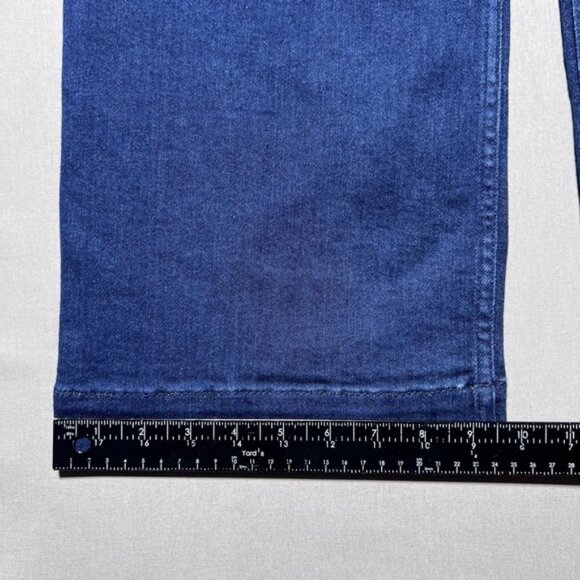 Maeve Anthropologie The Colette Jeans Womens 25P Blue High Rise Wide Leg Cropped - Picture 15 of 15